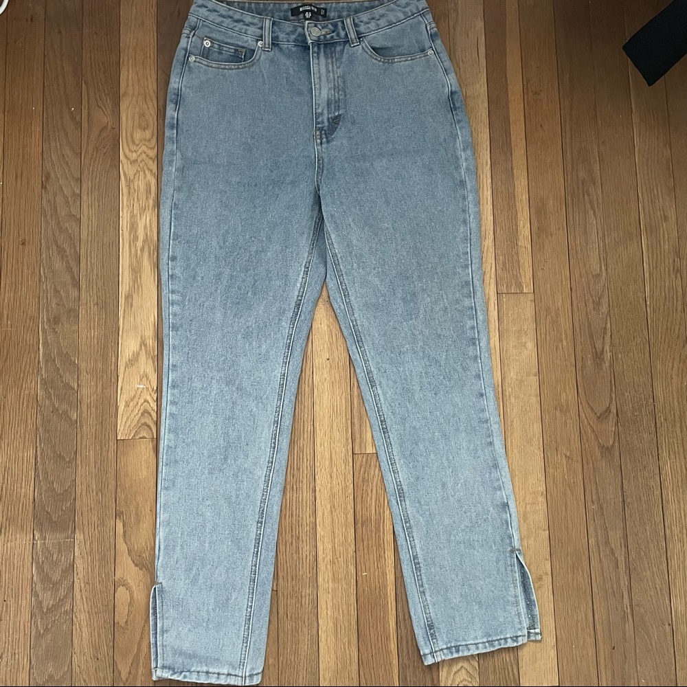 Misguided split jeans US 6